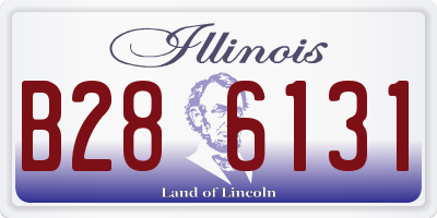 IL license plate B286131