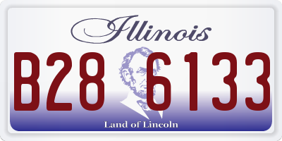 IL license plate B286133
