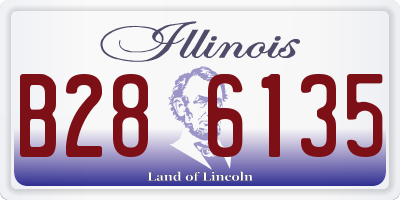 IL license plate B286135