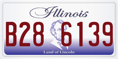 IL license plate B286139
