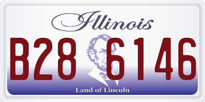 IL license plate B286146