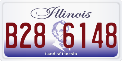 IL license plate B286148