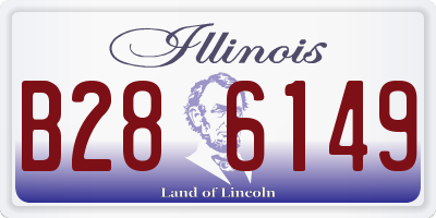 IL license plate B286149