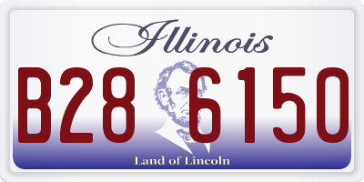 IL license plate B286150