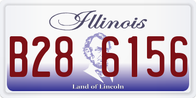 IL license plate B286156