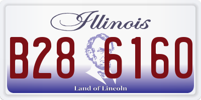 IL license plate B286160