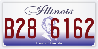 IL license plate B286162