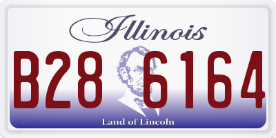 IL license plate B286164
