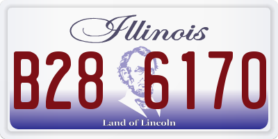 IL license plate B286170