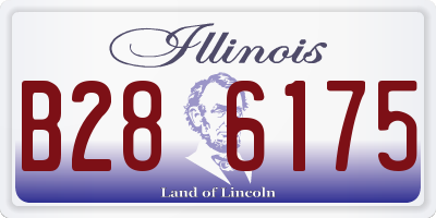 IL license plate B286175