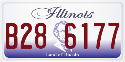 IL license plate B286177