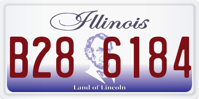 IL license plate B286184