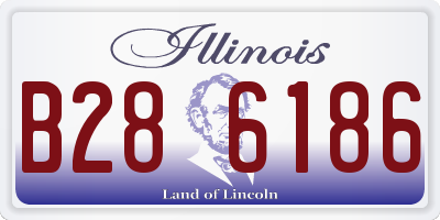 IL license plate B286186