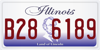 IL license plate B286189