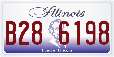 IL license plate B286198