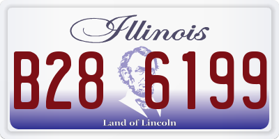 IL license plate B286199