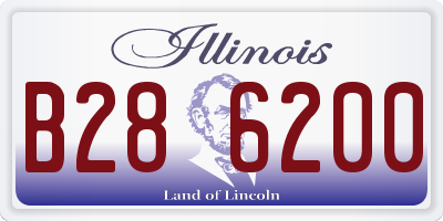 IL license plate B286200