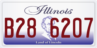 IL license plate B286207