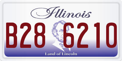 IL license plate B286210