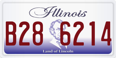 IL license plate B286214