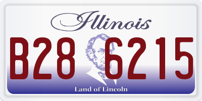 IL license plate B286215