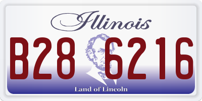 IL license plate B286216