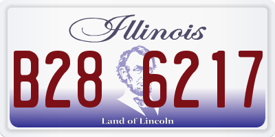 IL license plate B286217