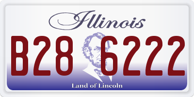 IL license plate B286222