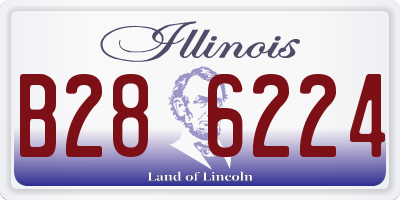 IL license plate B286224