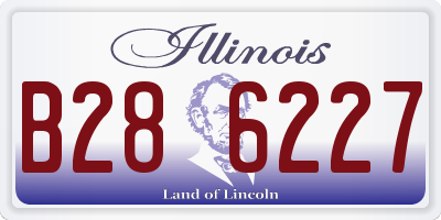 IL license plate B286227