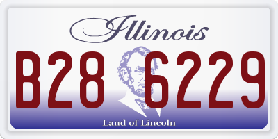 IL license plate B286229