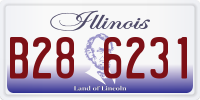 IL license plate B286231