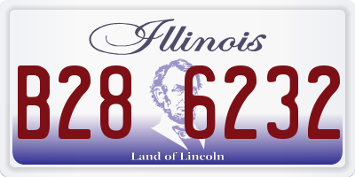IL license plate B286232