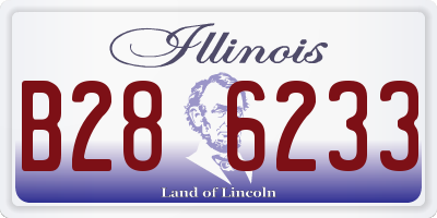 IL license plate B286233