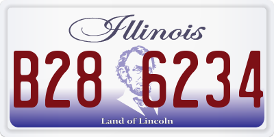 IL license plate B286234