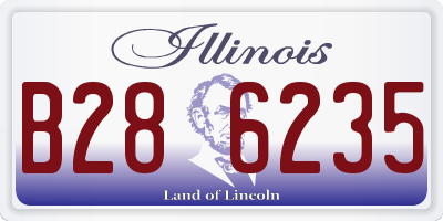 IL license plate B286235