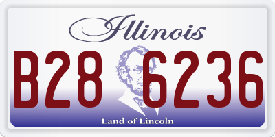 IL license plate B286236
