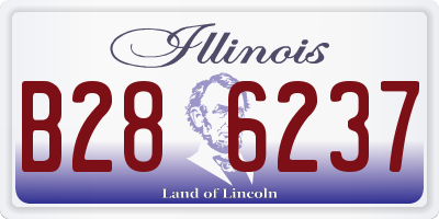 IL license plate B286237