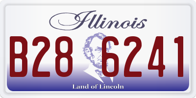 IL license plate B286241