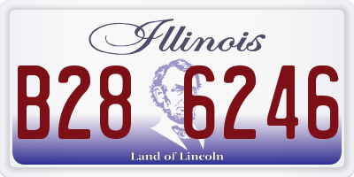 IL license plate B286246