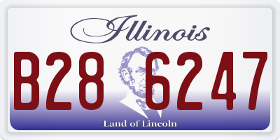 IL license plate B286247