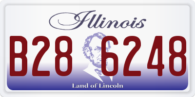 IL license plate B286248