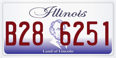 IL license plate B286251