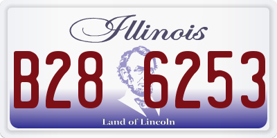 IL license plate B286253