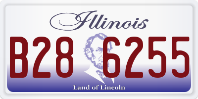 IL license plate B286255