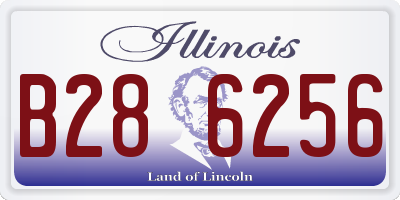 IL license plate B286256