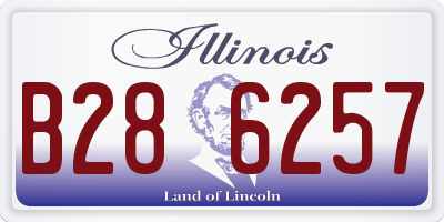IL license plate B286257