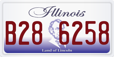 IL license plate B286258