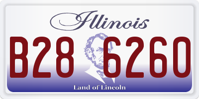 IL license plate B286260
