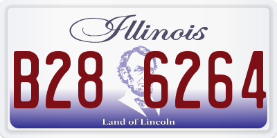 IL license plate B286264